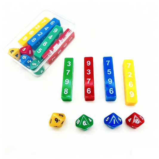 Math Challenge Training Box - Number Dominoes and Dice Set 神算訓練盒 數字骨牌與骰子組合