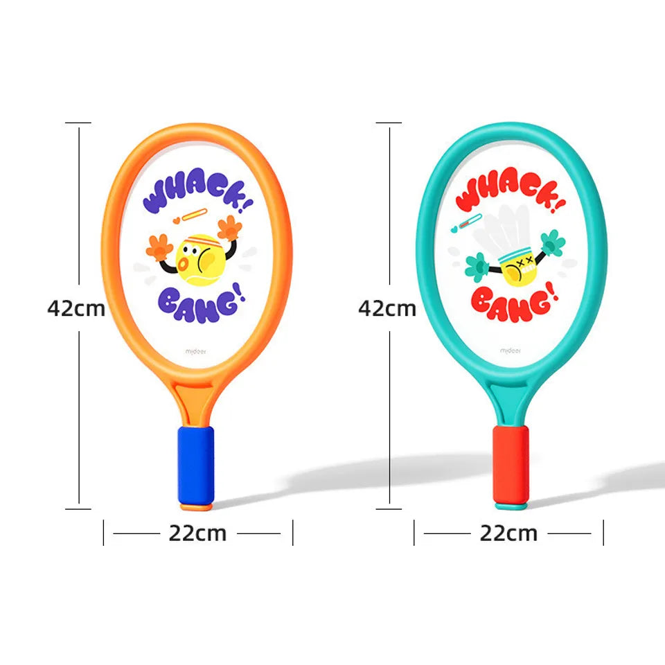 Mideer - Junior Racket Set - 4pcs 兒童二合一羽網球拍套組 (4件組)