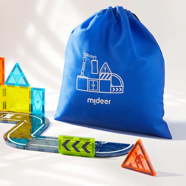 Mideer Colorful Magnetic Tiles Set of 36塊 透彩磁性建構片套裝