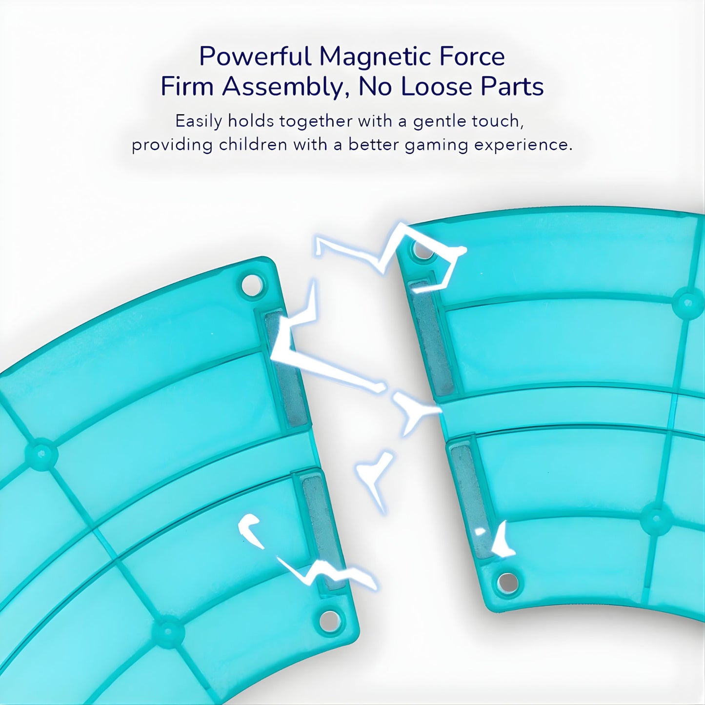 Mideer Racing Track Grooved Magnetic Tiles Set of 115件組 兒童百變軌道磁力片賽車套裝