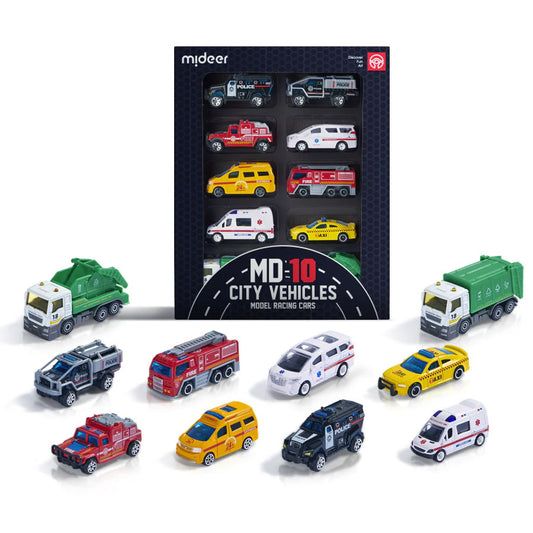 People Who Help Us Vehicles Set of 10架 城市中協助我們的交通工具