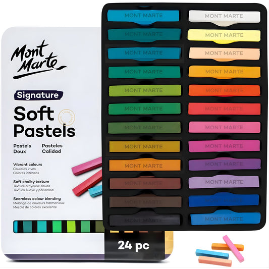 Mont Marte Soft Pastels Signature 專業級軟式粉彩套裝 | Signature 系列