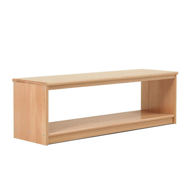Montessori Open Back Shelf 1 Tier L105 × W30 × H35 cm BW 蒙特梭利單層無背板開放式置物櫃