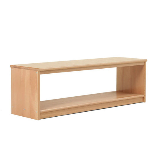 Montessori Open Back Shelf 1 Tier L105 × W30 × H35 cm BW 蒙特梭利單層無背板開放式置物櫃