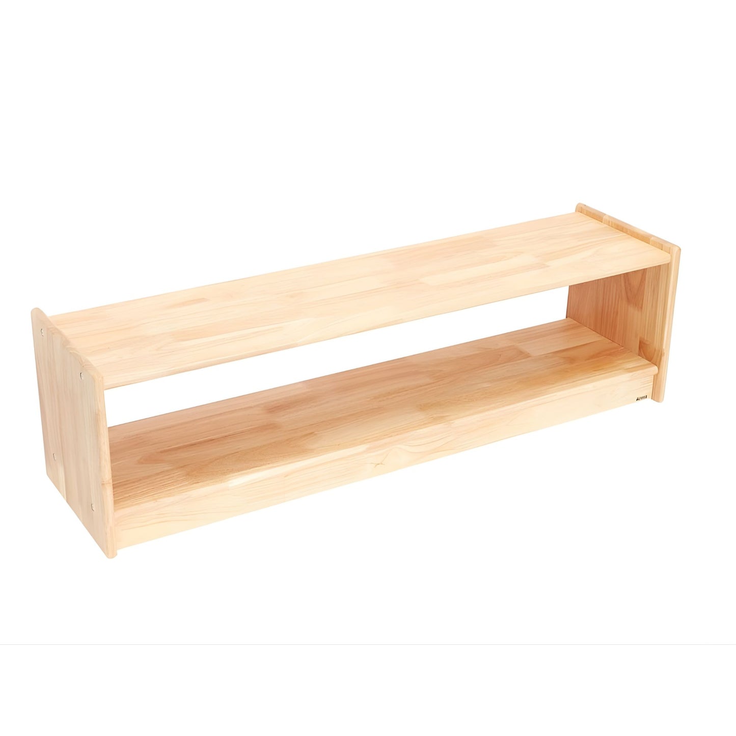 Montessori Open Back Shelf 1 Tier L105 × W30 × H35 cm RW 蒙特梭利單層無背板開放式置物櫃 橡膠木