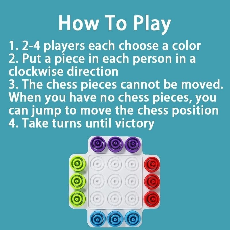 Ferrule Multiplayer Strategy Game 井字過三關套圈遊戲