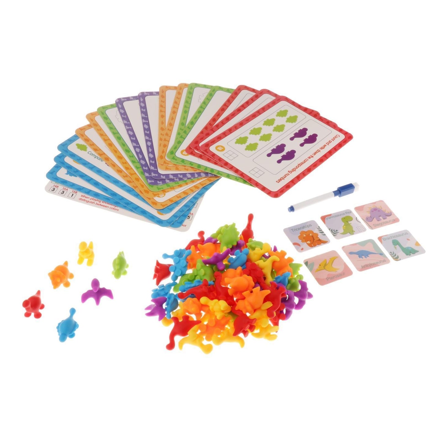 Cute Little Dinosaur Match & Sort Playset 可愛的小恐龍配對和分類玩具套裝