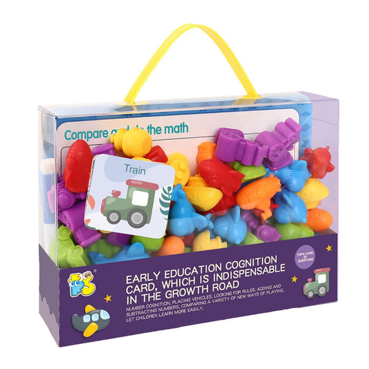 Means of Transportation Match & Sort Playset 交通工具配對和分類玩具套裝