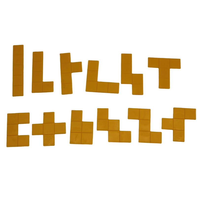 Pentominoes Set of 72塊 等積異形板五連板幾何拼圖數學教具