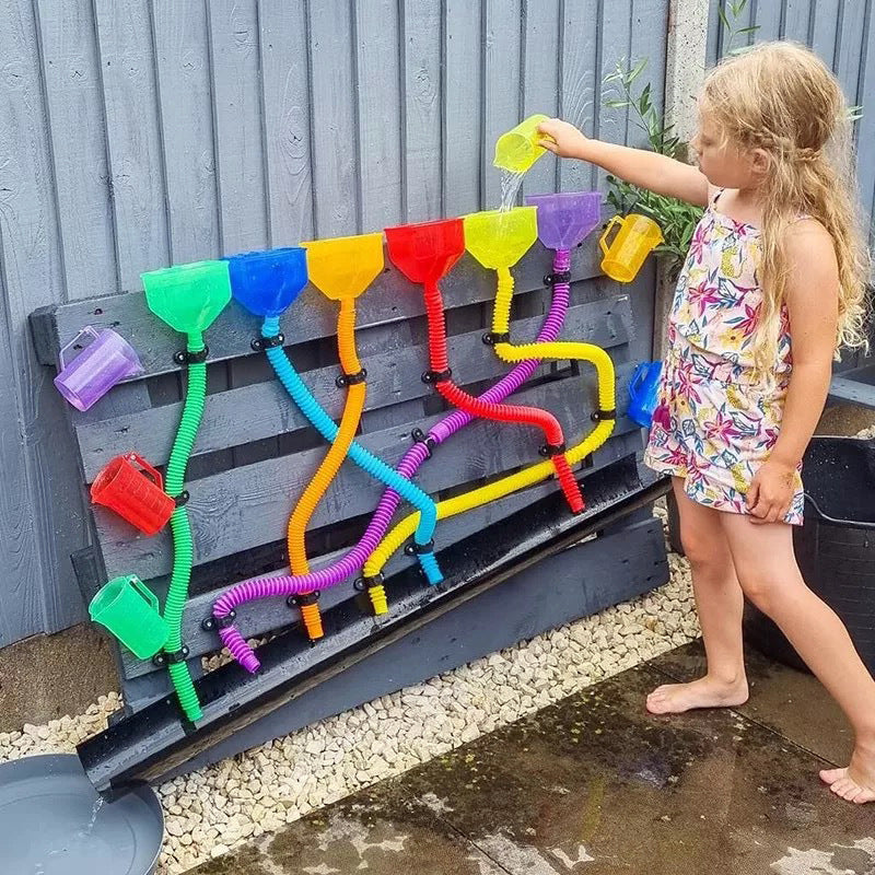 Rainbow Translucent Water Fall Activity 彩虹透光水流遊戲組件