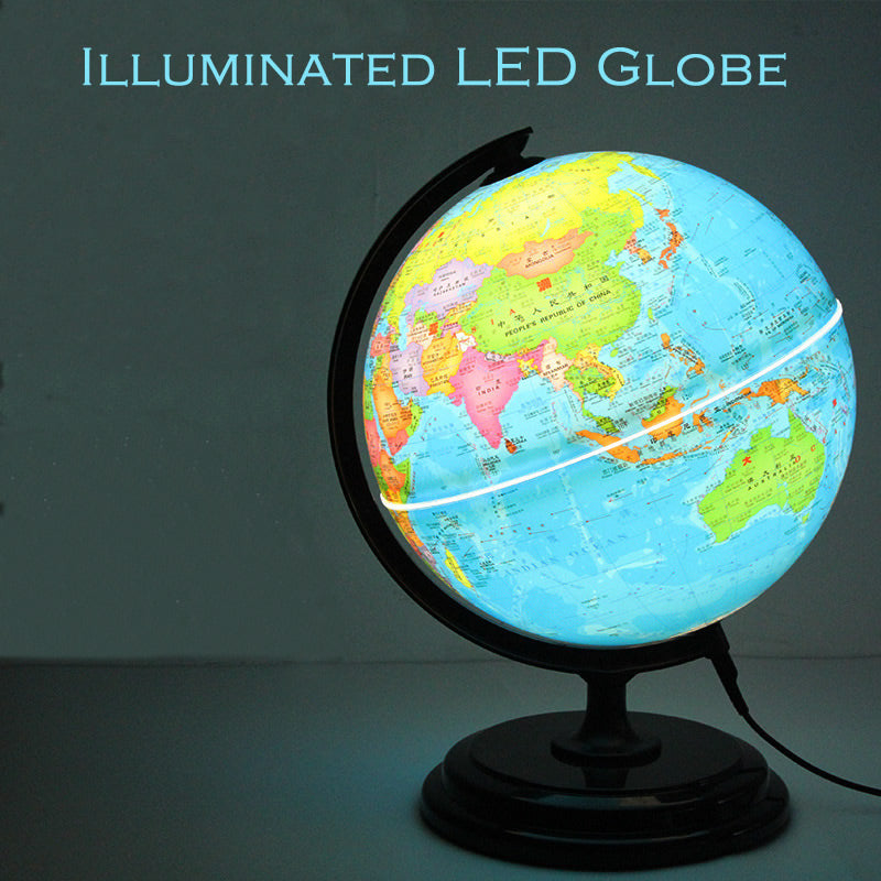 Kindermatic Illuminated World Globe with Stand 發光世界地球儀（配有底座）
