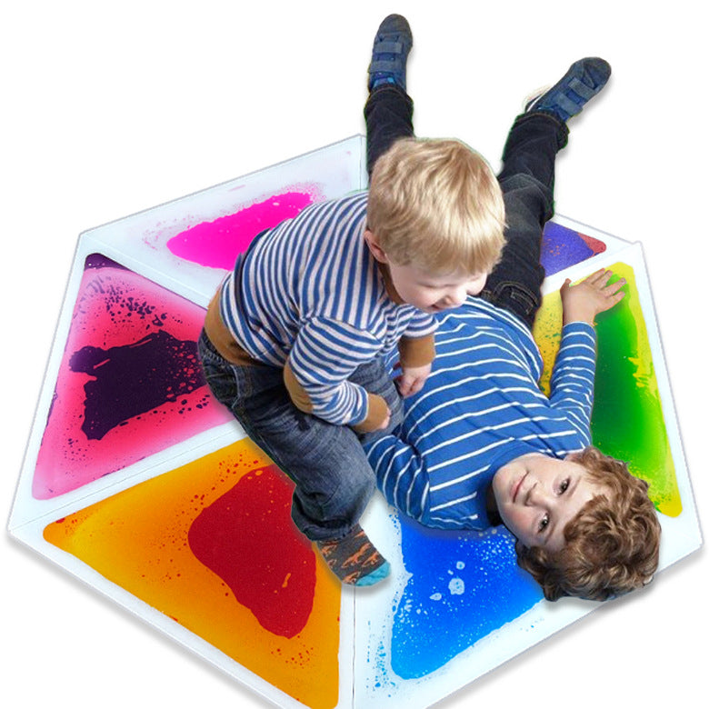 Kindermatic Triangle Liquid Sensory Floor Tiles 三角液體感官地墊