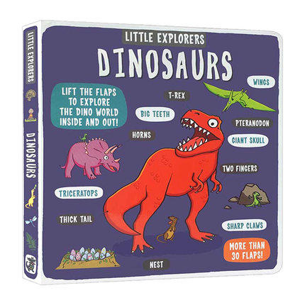 Bonnier Little Explorers: Dinosaurs 恐龍 小小探險家系列翻翻書