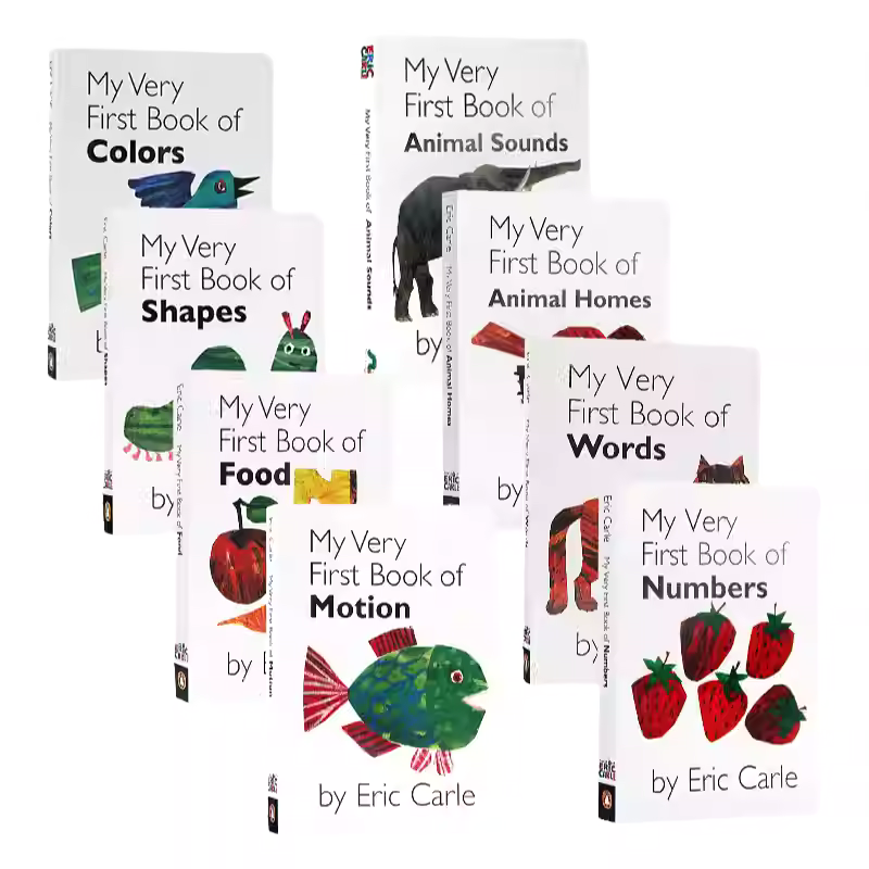 Eric Carle My Very First Books Set of 8本套裝 幼兒紙板書