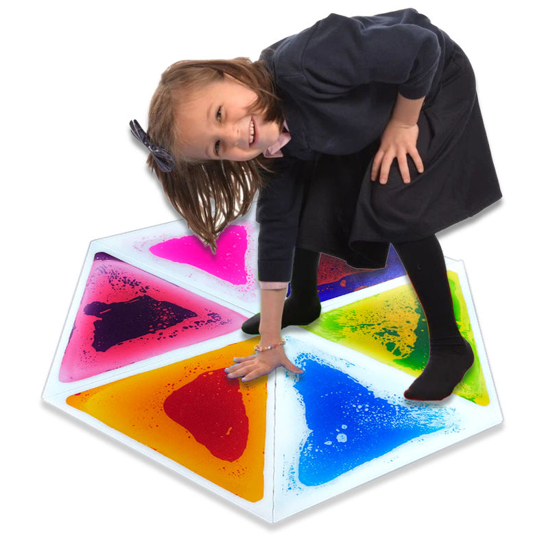 Kindermatic Triangle Liquid Sensory Floor Tiles 三角液體感官地墊