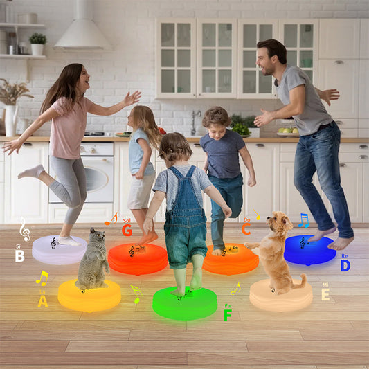 Sensory Musical LED Stepping Stone Set of 7個套裝 觸控發音發光 踏腳石遊戲