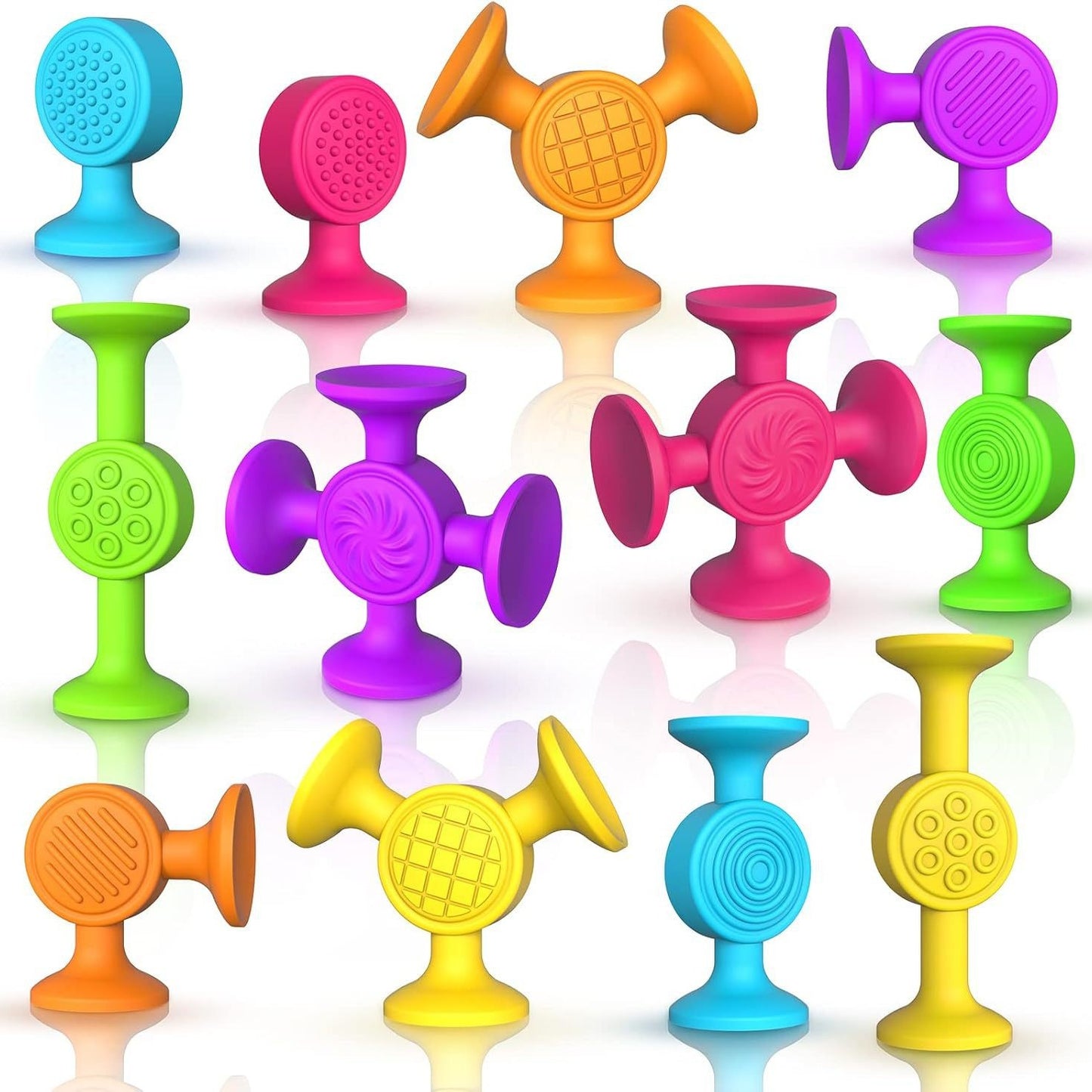 Sensory Fidget Fine Motor Suction Cup Toy Set of 12個 感官觸覺精細動作訓練吸盤玩具套裝