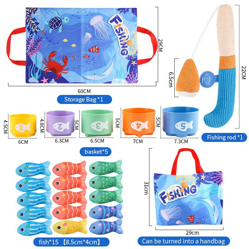 Fabricplay Litte Fishpond Counting & Fishing Game 軟布玩具小魚塘數數與釣魚遊戲