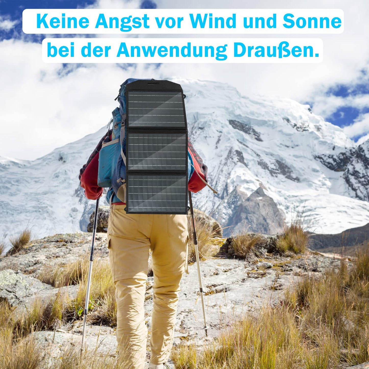 Portable Solar Panel – 40W Foldable Solar Panels with 5V USB and 18V DC 40W 可摺疊太陽能充電器