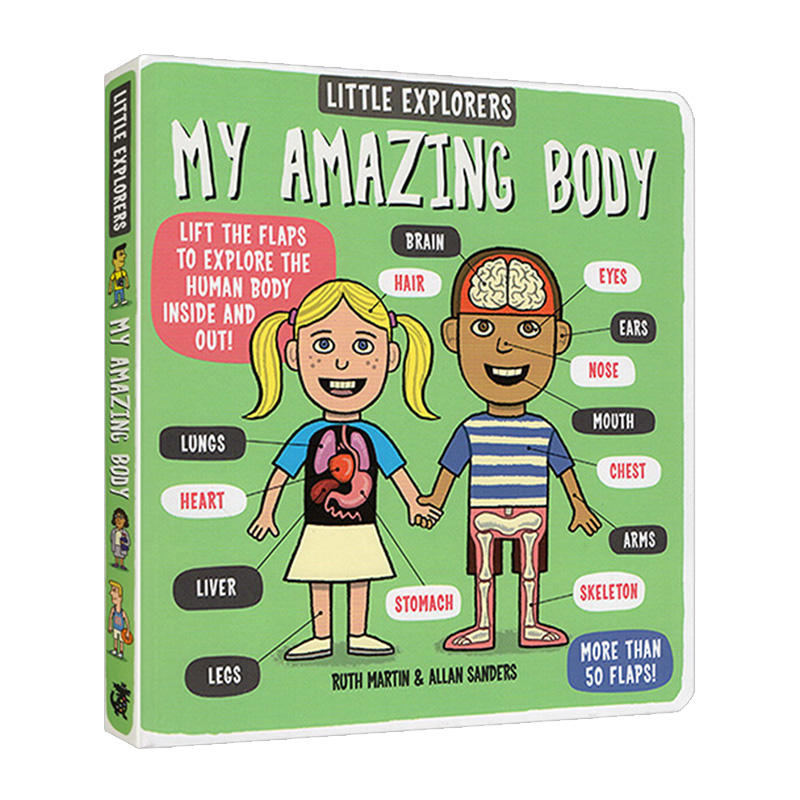 Bonnier Little Explorers: My Amazing Body 我的神奇身體 小小探險家系列翻翻書