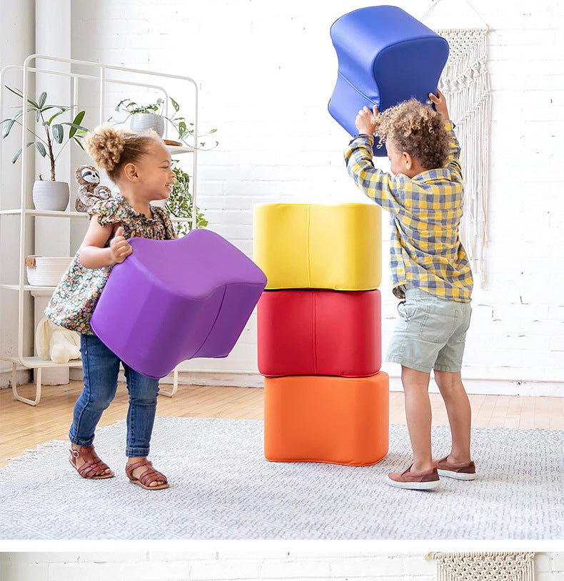 Module Temporary Stool Toddler Modular Stool Set, Flexible Seating Set of 6件套 幼兒模組化小凳子 – MY ...