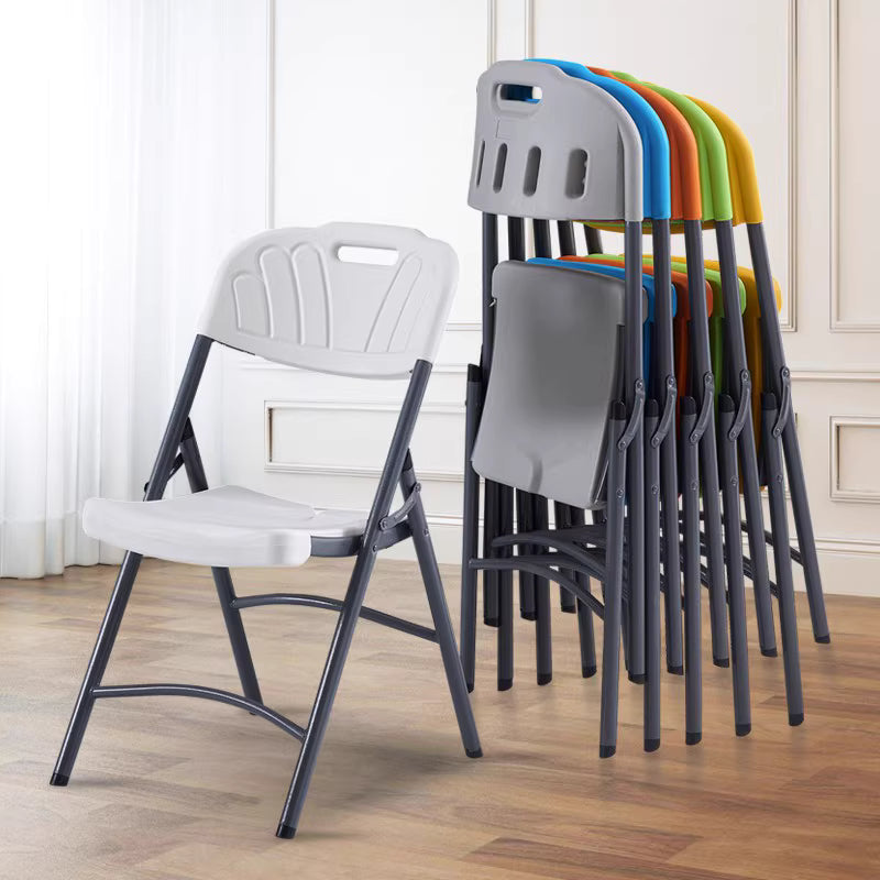 KC Comfy Plastic Folding Chairs for Indoor and Outdoor