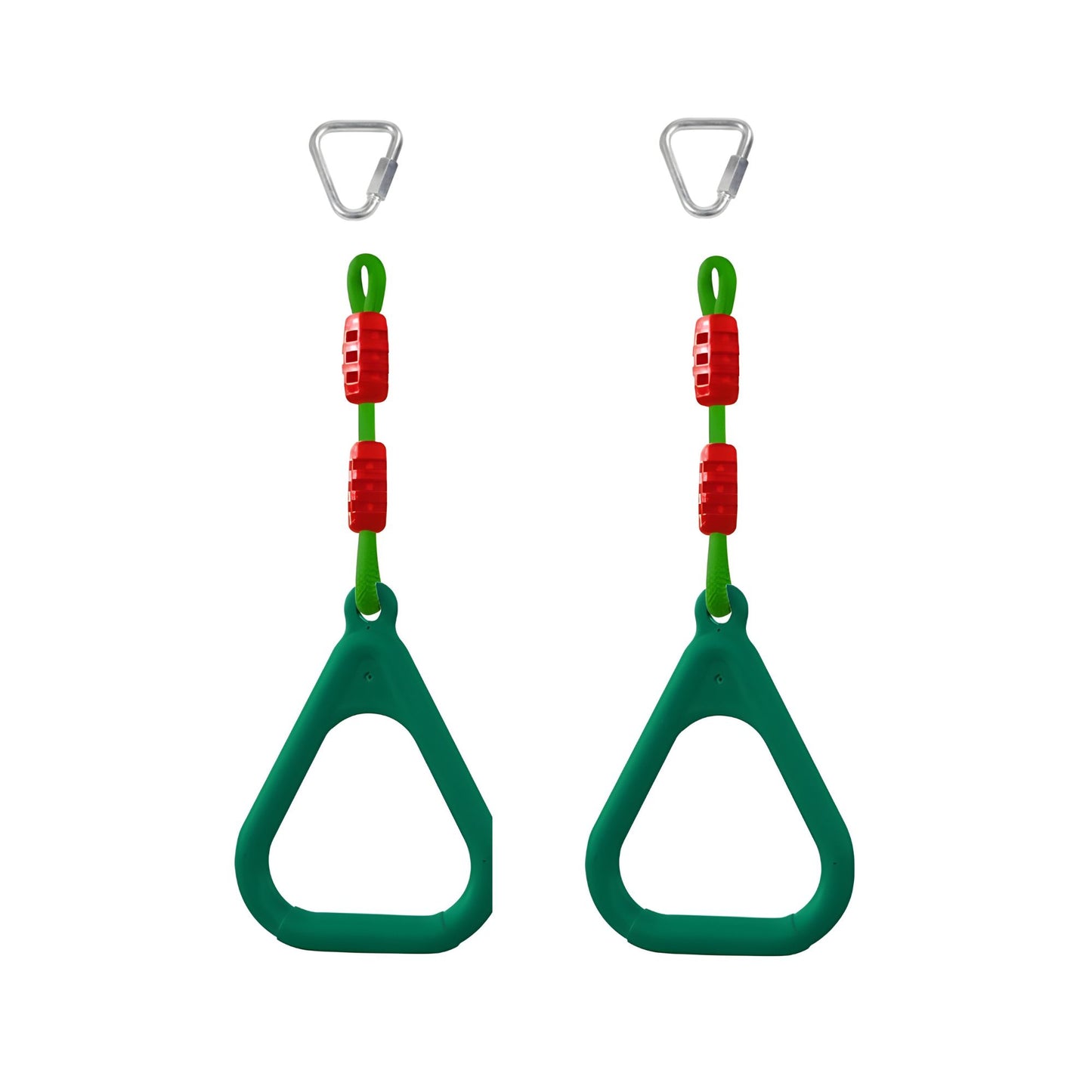 Obstacle Course Attachment Pull-Up Rings Max Load 100KG CPC Safety Approval Set of One Pair 一對兒童體操吊環組