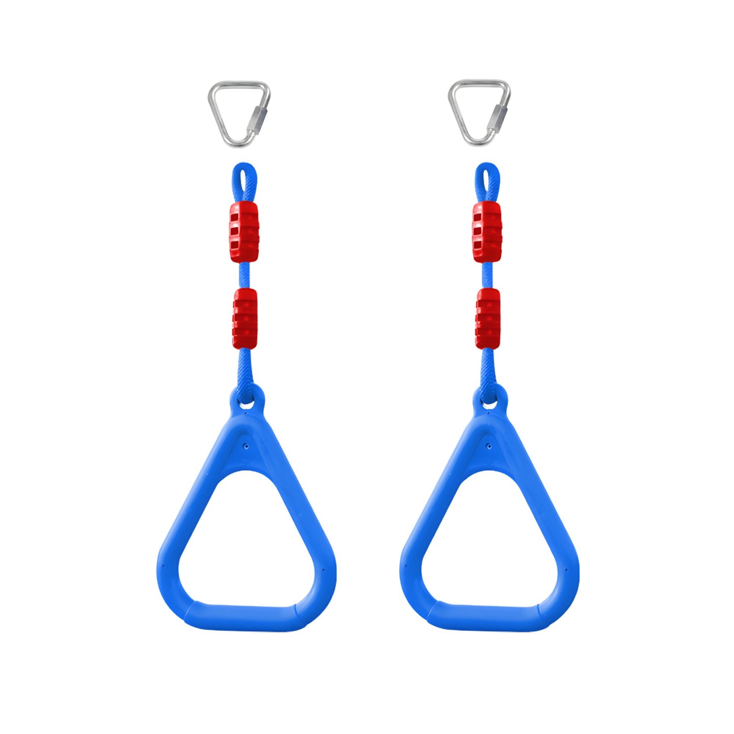 Obstacle Course Attachment Pull-Up Rings Max Load 100KG CPC Safety Approval Set of One Pair 一對兒童體操吊環組