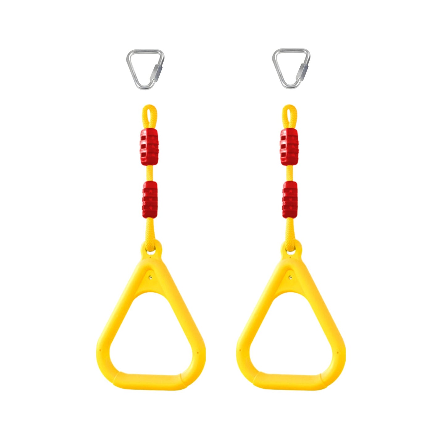 Obstacle Course Attachment Pull-Up Rings Max Load 100KG CPC Safety Approval Set of One Pair 一對兒童體操吊環組