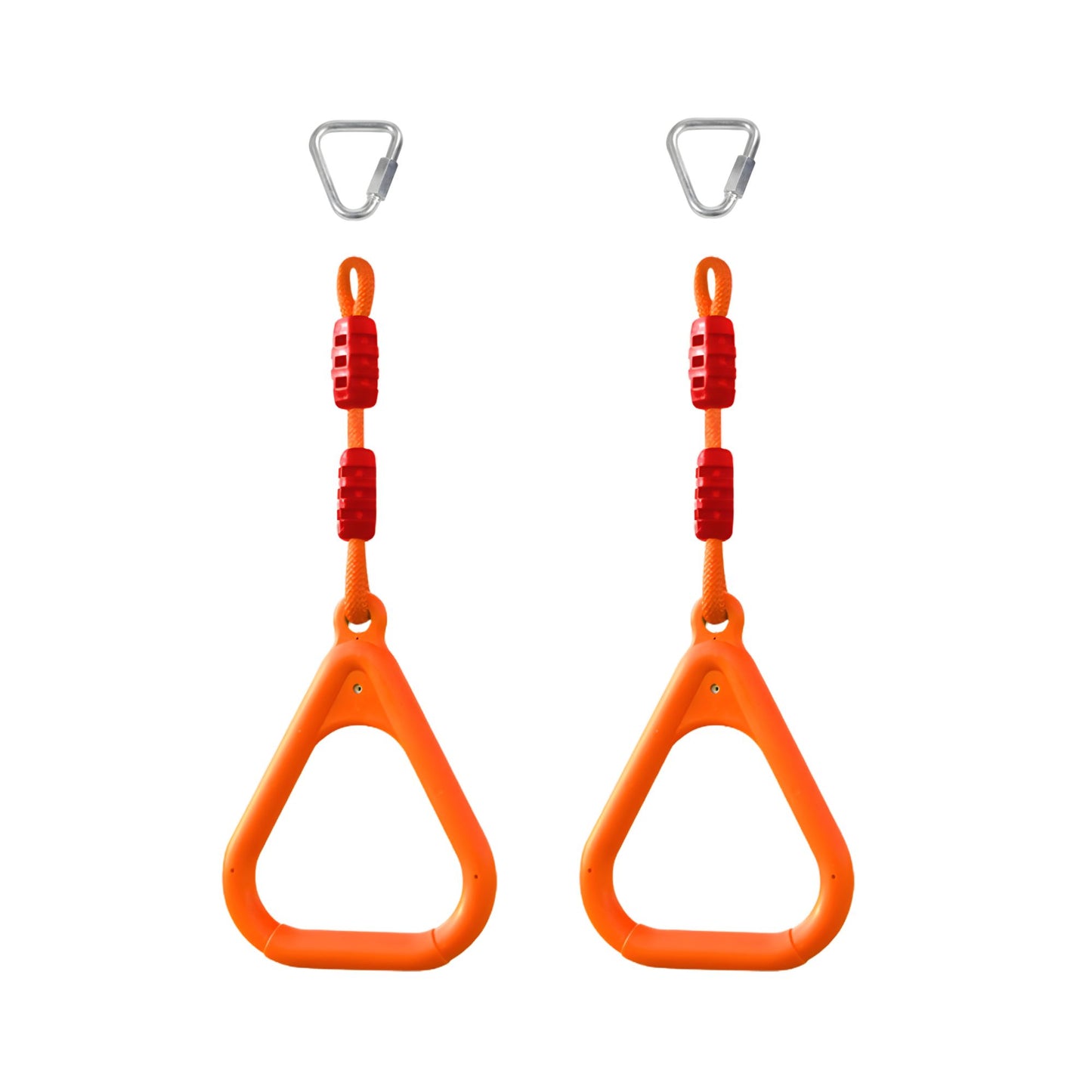 Obstacle Course Attachment Pull-Up Rings Max Load 100KG CPC Safety Approval Set of One Pair 一對兒童體操吊環組