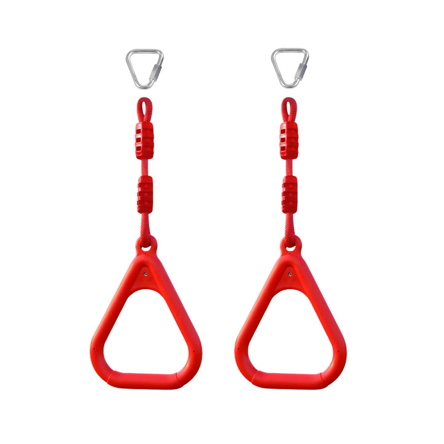 Obstacle Course Attachment Pull-Up Rings Max Load 100KG CPC Safety Approval Set of One Pair 一對兒童體操吊環組