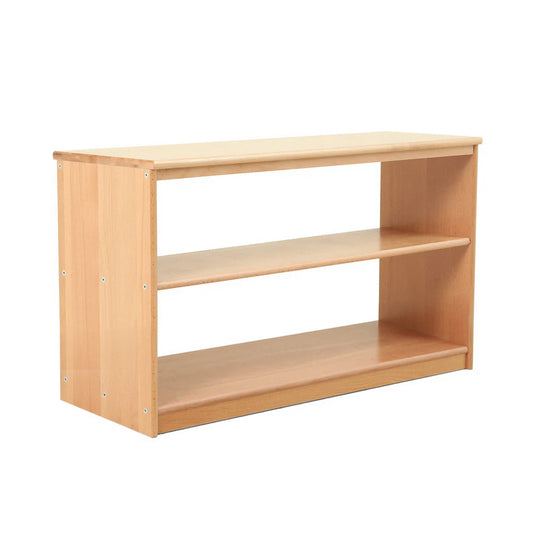Montessori Two-tier Open Cabinet: 105*30*53cm Beech Wood 蒙特梭利櫸木雙層開放式置物櫃