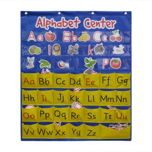 Alphabet Center Pocket Chart 英文字母插袋圖表