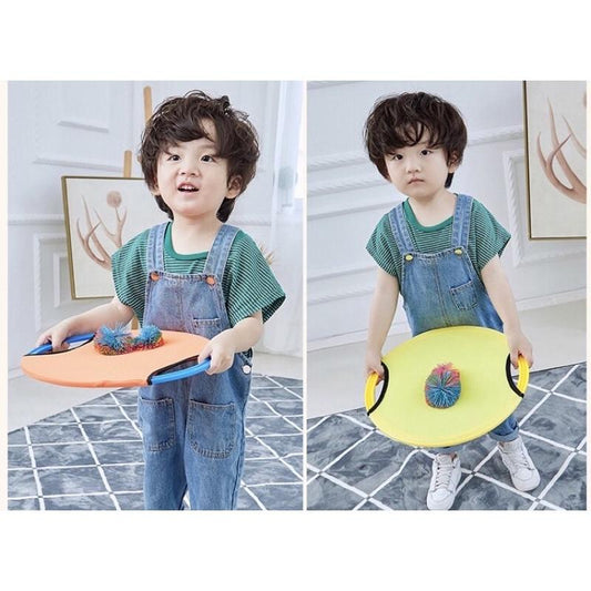 Hand Trampoline Ball Game Set of 4 Random Color 4件彈彈圈拋接球套裝 顏色隨機