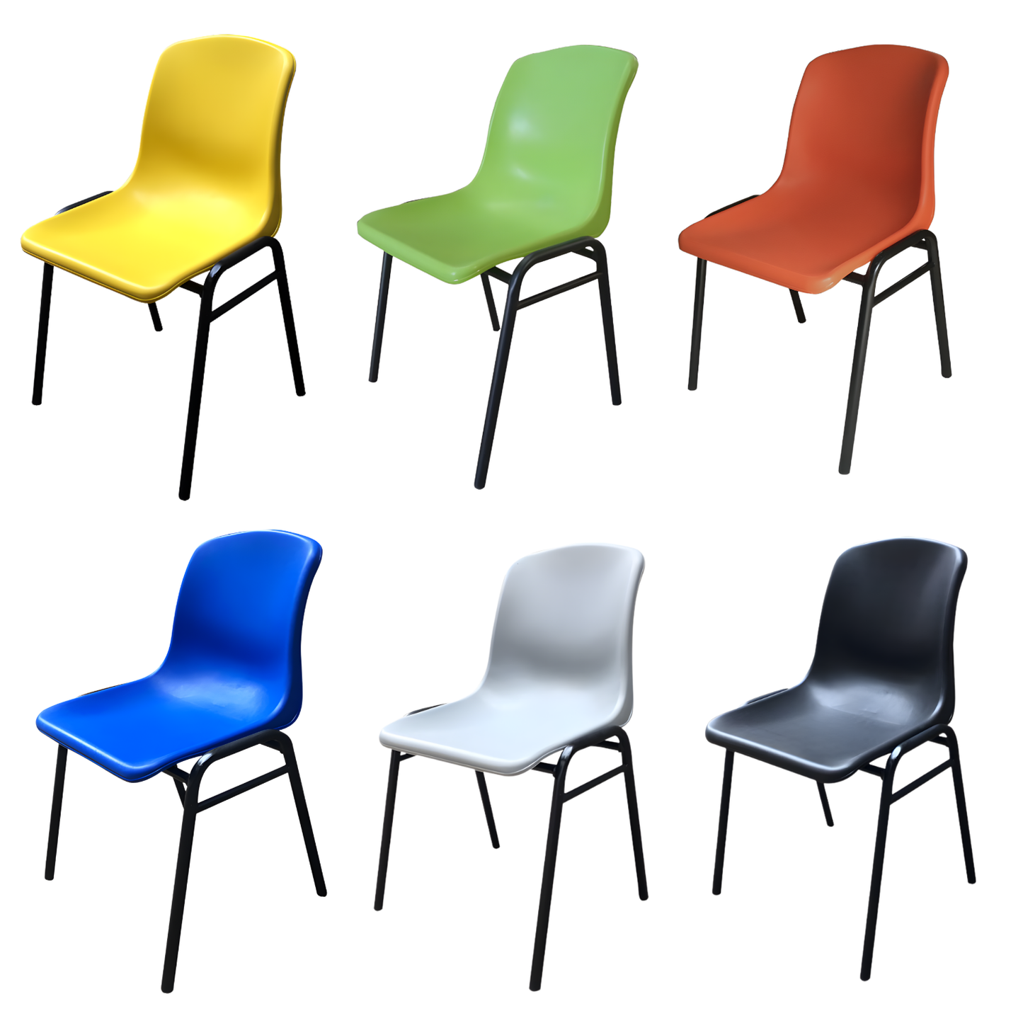 Kindermatic Plypropylene Heavy-Duty Stacking Classroom Chair 聚丙烯耐用課室疊椅