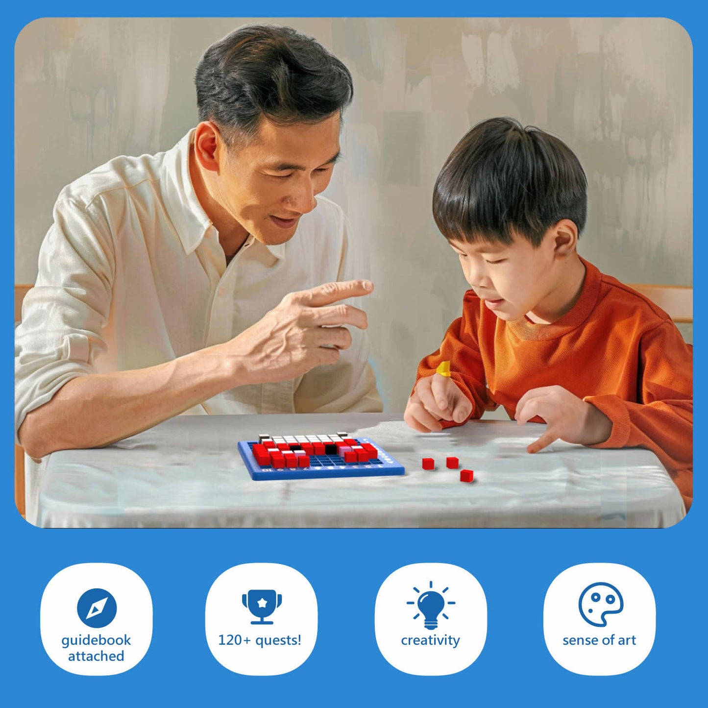 Pixel Art Creator Build the Picture Game 像素方塊創作圖案遊戲