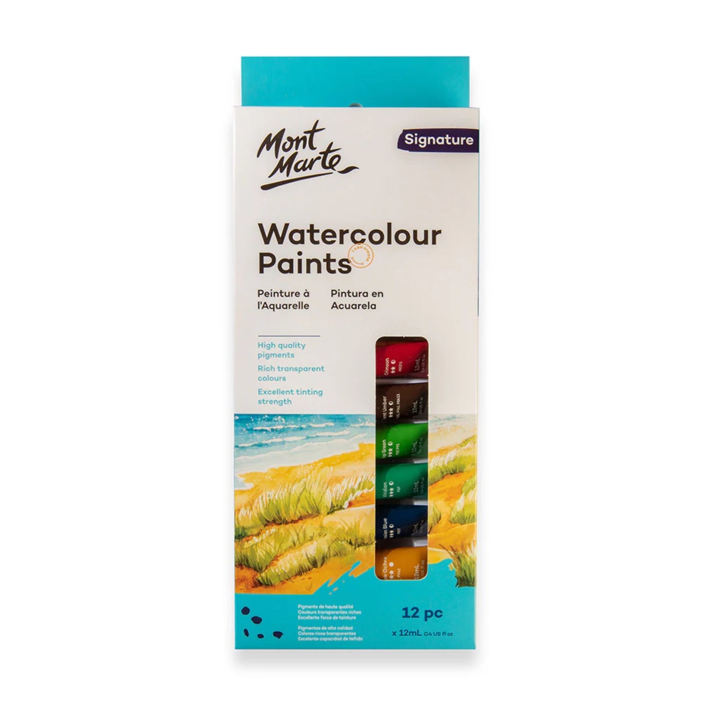 Mont Marte Watercolour Paints Signature 水彩顏料