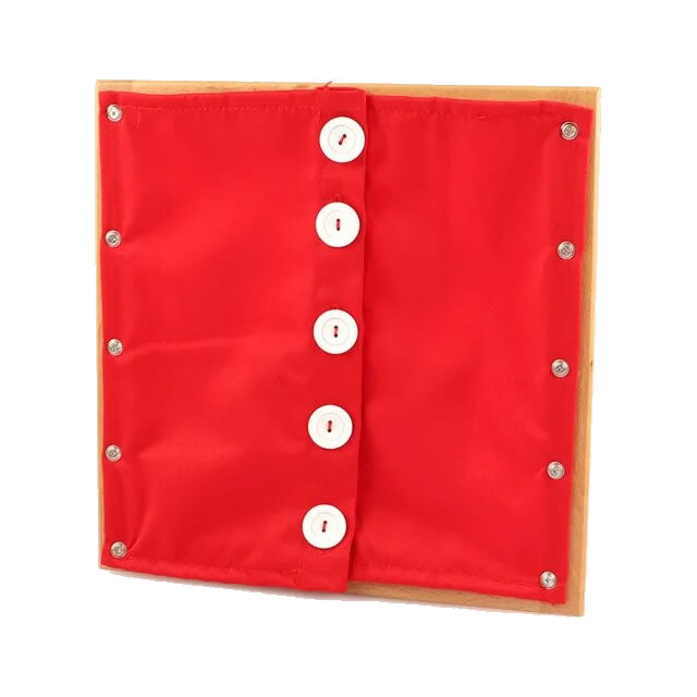 Dressing Frame Button Kindermatic Montessori Large Buttons Dressing Frame 大紐扣衣飾 – MY SCHOOL BUS