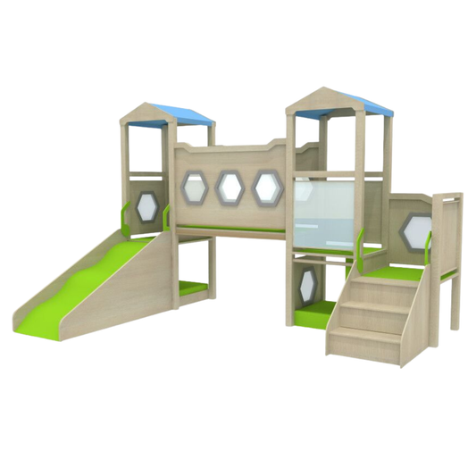 KRY Twin Towers Wooden Playhouse 遊戲屋