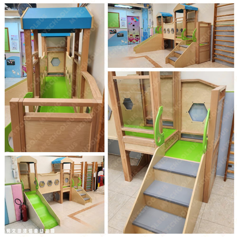 KRY Twin Towers Wooden Playhouse 遊戲屋