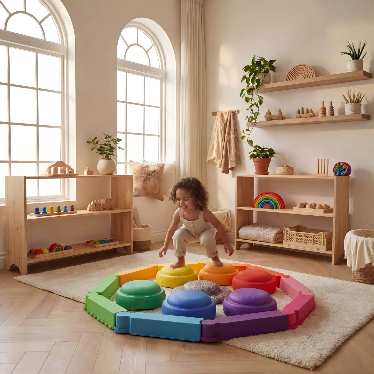 Rainbow Stepping Stones Set 彩虹平衡踏腳石套裝