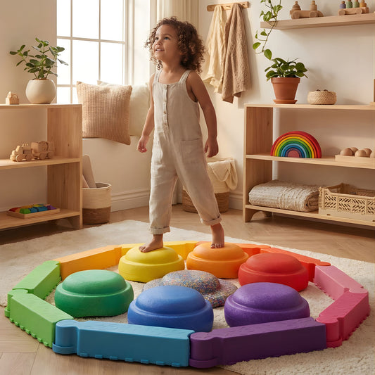 Rainbow Stepping Stones Set 彩虹平衡踏腳石套裝