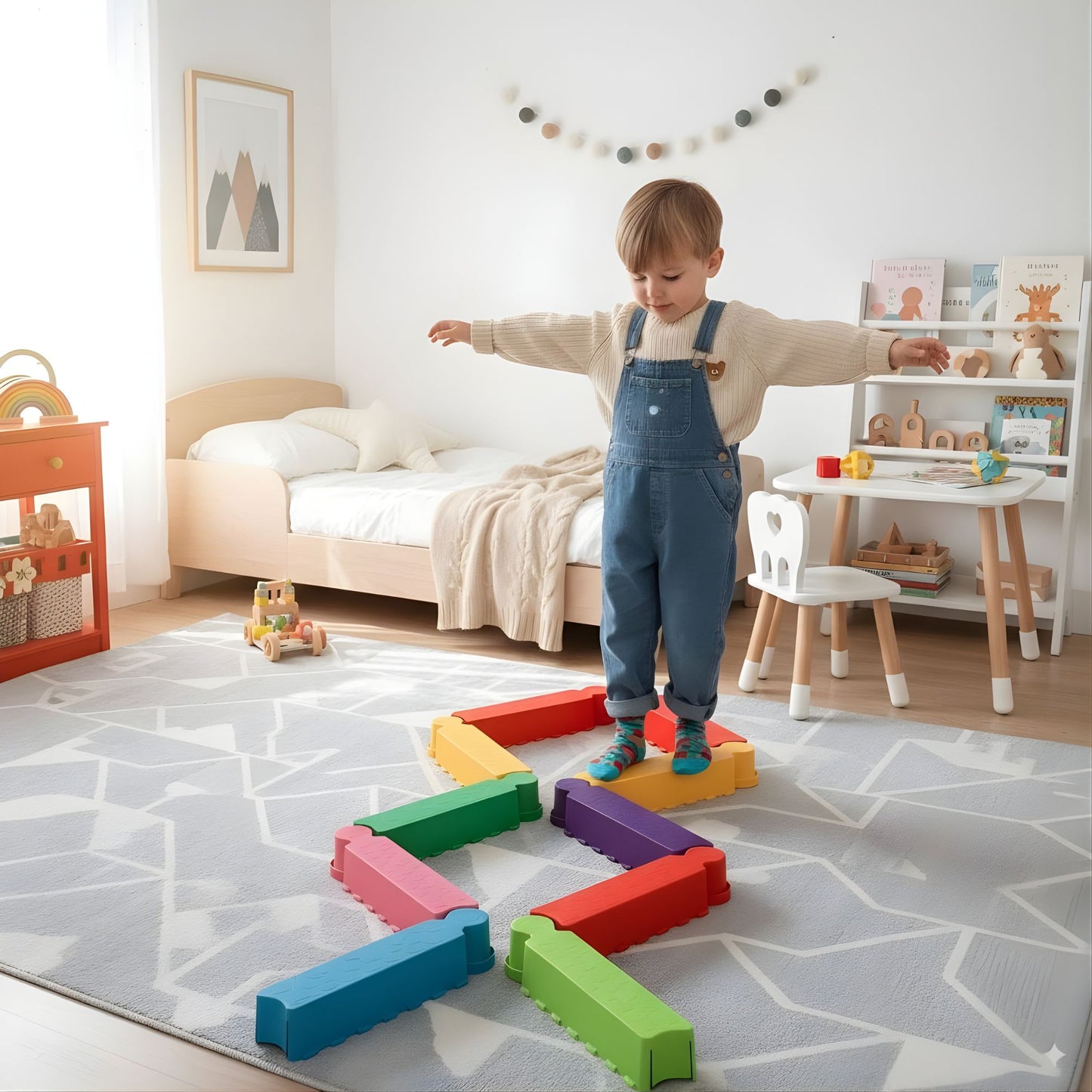 Rainbow Stepping Stones Set 彩虹平衡踏腳石套裝