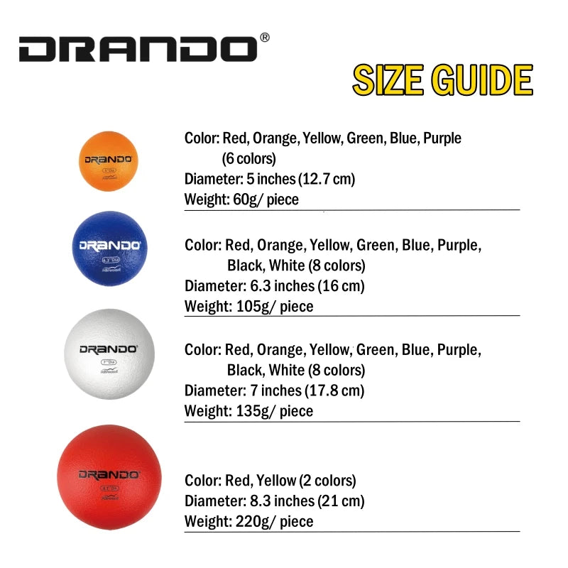 Soft Foam Dodgeball Assorted Color 海綿躲避球 顏色隨機