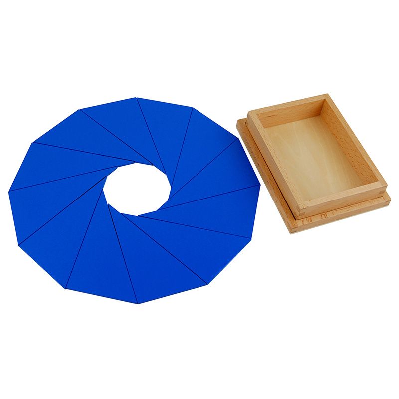 Kindermatic Montessori Constructive Blue Triangles 蒙特梭利 藍色三角形