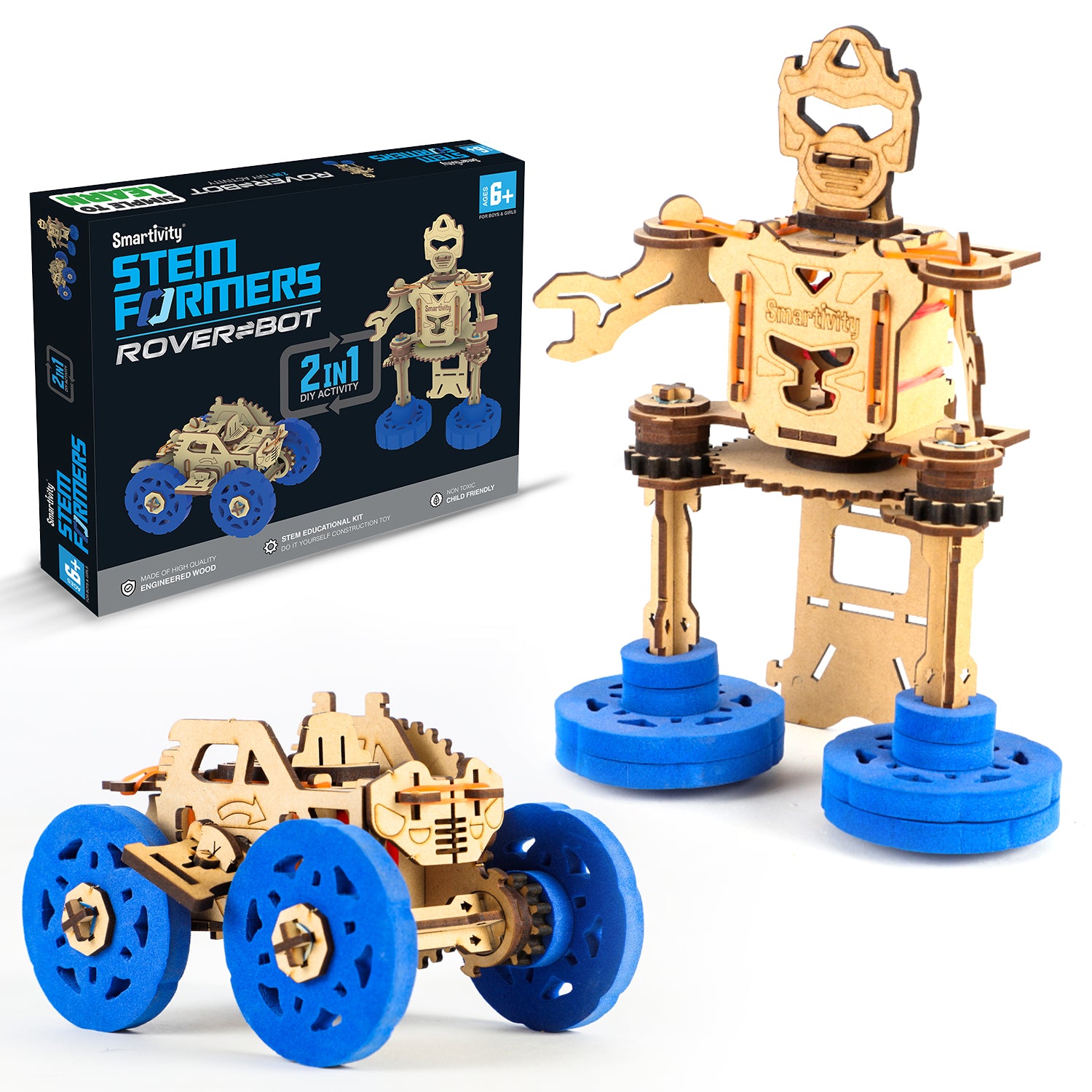 Smartivity Stemformers Rover Bot 驅車變身機器人 – MY SCHOOL BUS