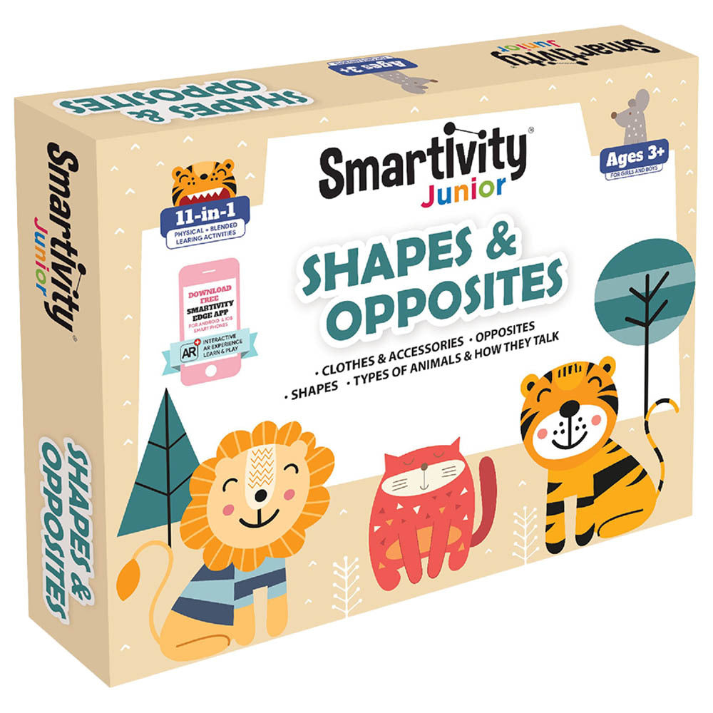 Smartivity Junior Shapes & Opposites DIY形狀和相反物學習遊戲 Junior Shapes & Opposites