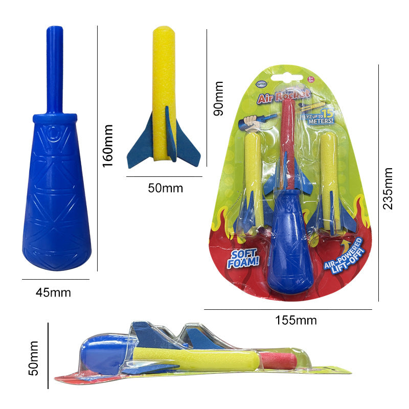 Squeeze Rocket Hand Therapy Toy  飛天火箭 手肌訓練玩具