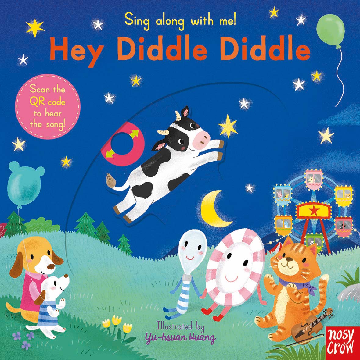Sing Along With Me! Hey Diddle Diddle (Board book with QR Code) 硬頁遊戲書 附故事音檔