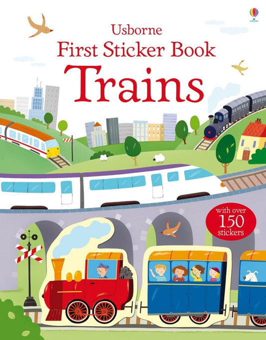 Usborne Trains First Sticker Book 火車貼紙書